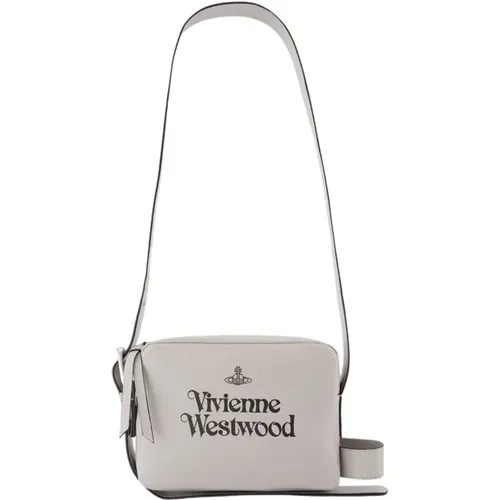 Graue Leder-Kameratasche - Vivienne Westwood - Modalova