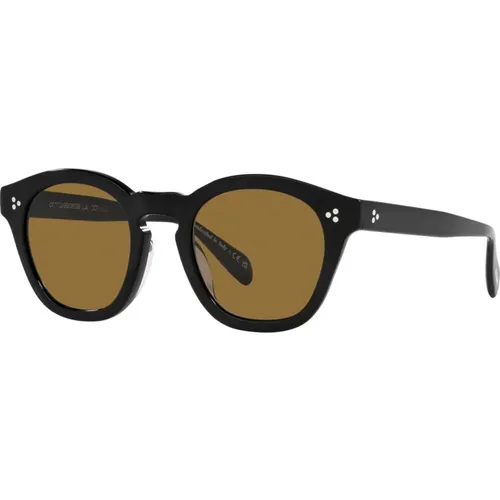 Boudreau L.a. Sunglasses /Cognac , female, Sizes: 48 MM - Oliver Peoples - Modalova