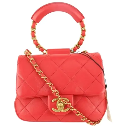 Timeless Leather Handbag for Women , female, Sizes: ONE SIZE - Chanel Vintage - Modalova