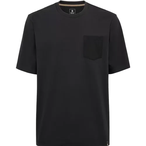 Hochleistungs-Jersey-T-Shirt , Herren, Größe: L - Boggi Milano - Modalova