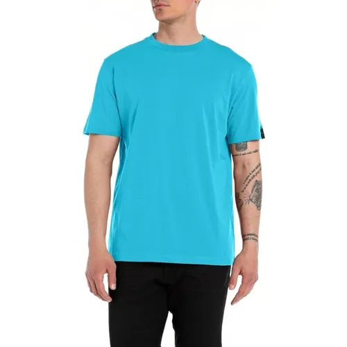 Kurzarm Rundhals T-Shirt,T-Shirts - Replay - Modalova