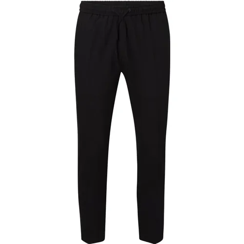 Schwarze Herrenhose mit Verstellbarem Bund , Herren, Größe: 2XL - Calvin Klein - Modalova