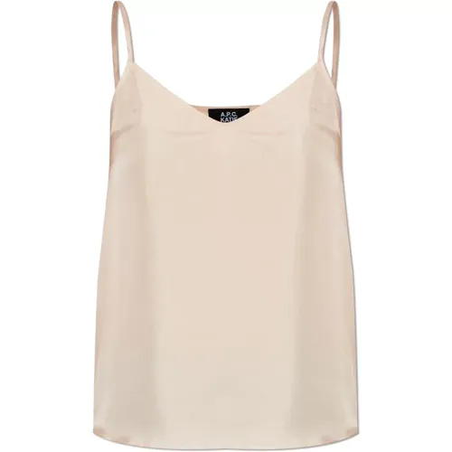 Top Rosa , Damen, Größe: 2XS - A.P.C. - Modalova