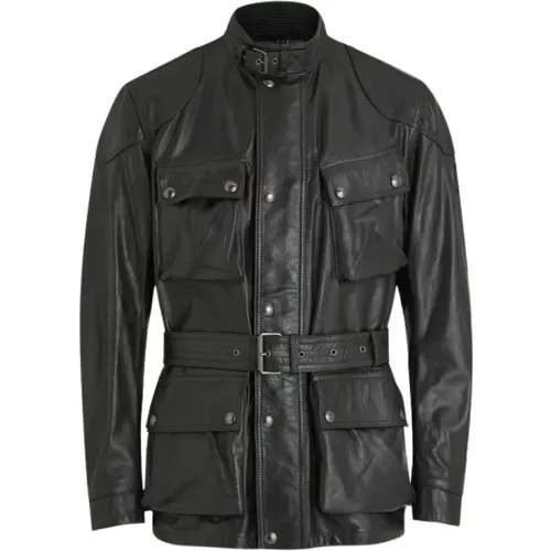 Premium Leather Trialmaster Panther Jacket , male, Sizes: 2XL, XL - Belstaff - Modalova