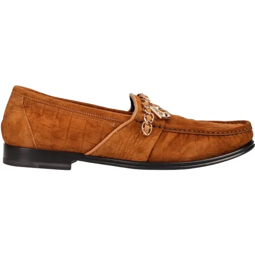 Leather Loafers , male, Sizes: 12 UK - Dolce & Gabbana - Modalova