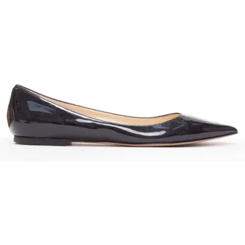 Pre-owned Leather flats , female, Sizes: 4 UK - Jimmy Choo Pre-owned - Modalova