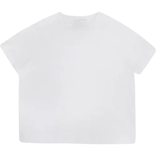 Crop T-Shirt aus Baumwolle , Damen, Größe: XS - Daniele Fiesoli - Modalova
