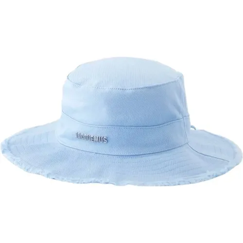 Blauer Baumwoll-Artischocken-Bucket Hat - Jacquemus - Modalova