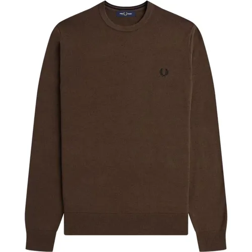 Sporty Merino Wool Sweater , male, Sizes: XL, S, 2XL, L, M - Fred Perry - Modalova