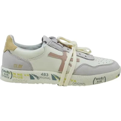 Women's Shoes Sneakers White Ss23 , female, Sizes: 2 UK, 3 UK - Premiata - Modalova