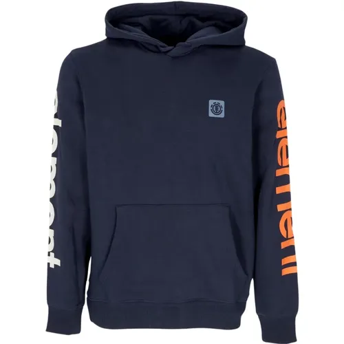 Navy Eclipse Hoodie Herren Sweatshirt , Herren, Größe: L - Element - Modalova