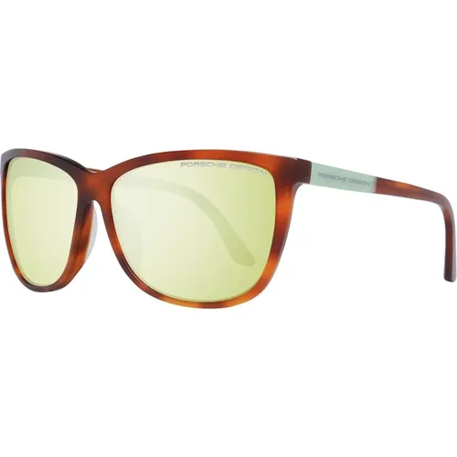 Braune Damen Sonnenbrille Schmetterling Stil - Porsche Design - Modalova