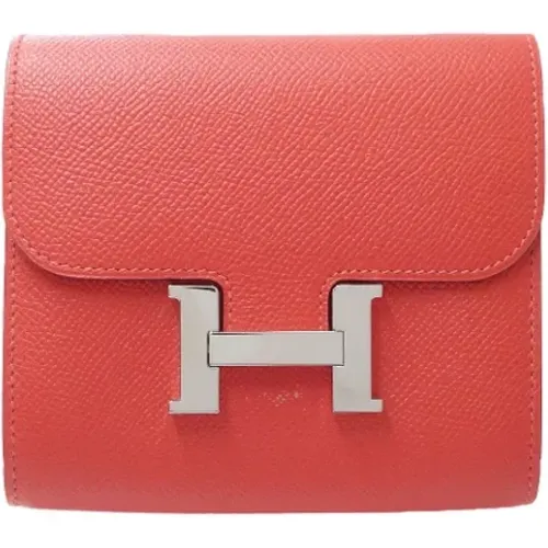 Pre-owned Leather wallets , female, Sizes: ONE SIZE - Hermès Vintage - Modalova