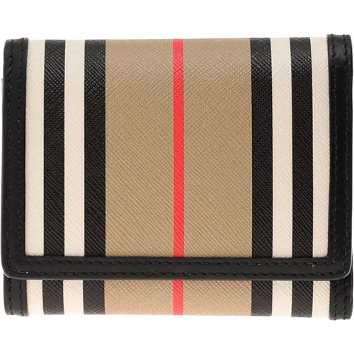 Three-Fold Mini Wallet , unisex, Sizes: ONE SIZE - Burberry - Modalova