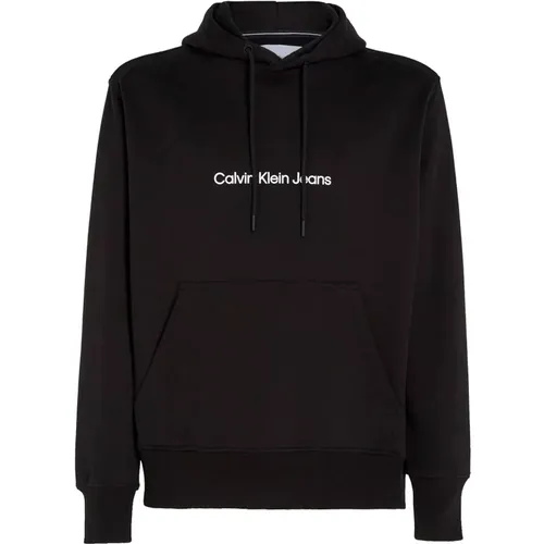 Square Frequency Sweatshirt , Herren, Größe: 2XL - Calvin Klein Jeans - Modalova