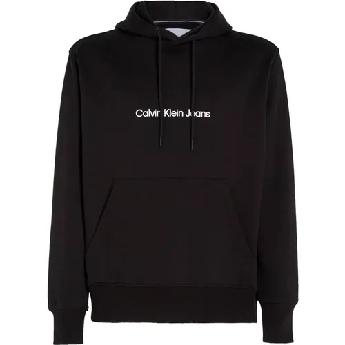 Square Frequency Sweatshirt , Herren, Größe: L - Calvin Klein Jeans - Modalova