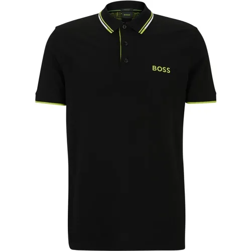 Premium Golf Polo Shirt , Herren, Größe: L - Hugo Boss - Modalova