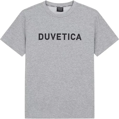 Killarney U Jersey T-Shirt mit kurzen Ärmeln , Herren, Größe: L - duvetica - Modalova