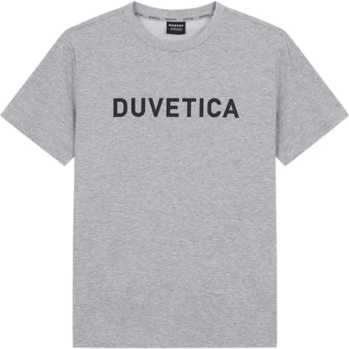 Killarney U Jersey T-Shirt mit kurzen Ärmeln , Herren, Größe: M - duvetica - Modalova