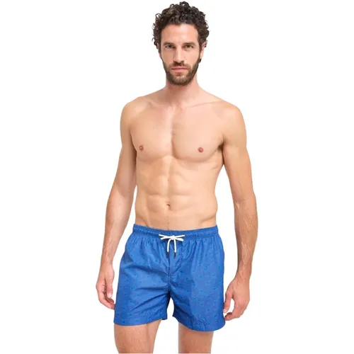 Mediterranean Style Swim Shorts , male, Sizes: 2XL, S, M, L, XL - Peninsula - Modalova