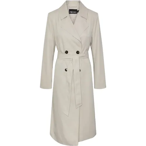 Classic Double-Breasted Trench Coat , female, Sizes: XL - Pieces - Modalova