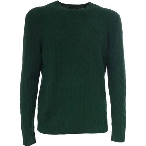 Triangular-Fit Wool Sweater , male, Sizes: M - Polo Ralph Lauren - Modalova
