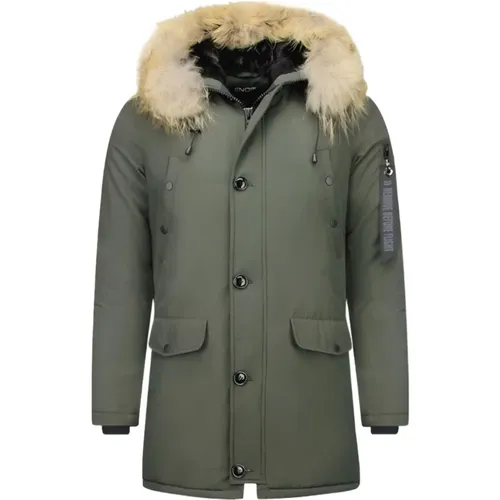 Winter Coat Classic - Warm Stylish Jackets - Pi-7012G , male, Sizes: M, XL, L, S - Enos - Modalova