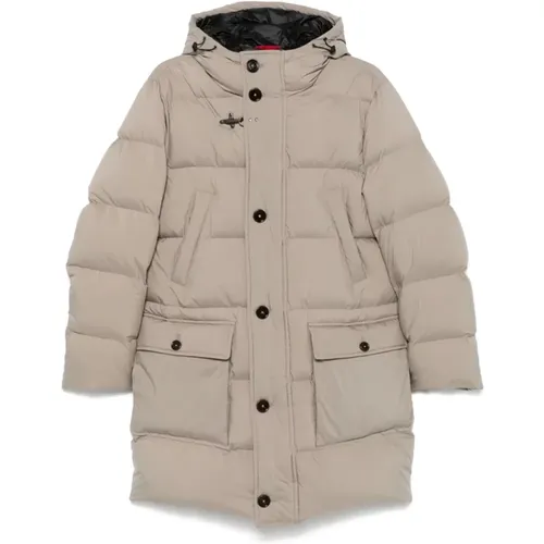 Beige Daunenparka mit Kapuze Fay - Fay - Modalova