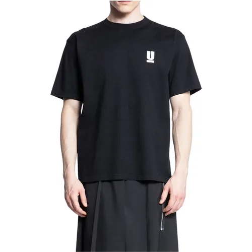 Schwarzes Rundhals T-Shirt mit Grafikdruck , Herren, Größe: 3XL - Undercover - Modalova
