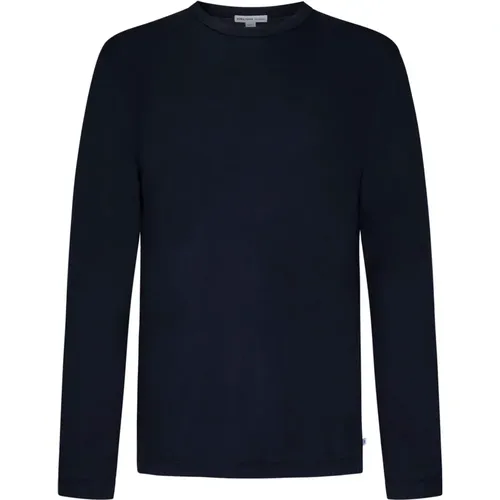 Long-Sleeved T-Shirt for Men , male, Sizes: S, L, M, XL - James Perse - Modalova