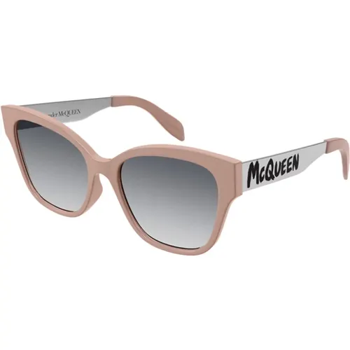 Stylische Sonnenbrille , Damen, Größe: 56 MM - alexander mcqueen - Modalova