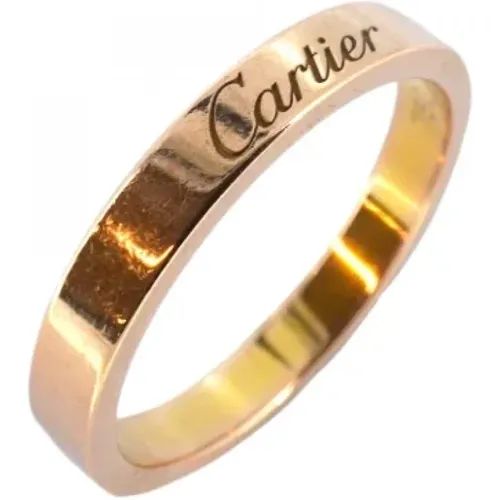 Pre-owned Rose Gold rings , female, Sizes: ONE SIZE - Cartier Vintage - Modalova