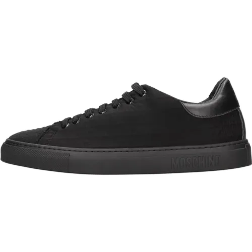 Sneakers Schwarz , Herren, Größe: 39 EU - Moschino - Modalova