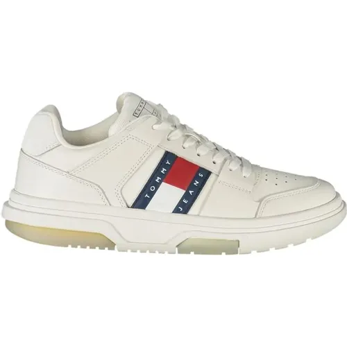 Polyester Sneaker , male, Sizes: 11 UK, 12 UK, 6 UK, 7 UK, 10 UK, 9 UK, 8 UK - Tommy Hilfiger - Modalova