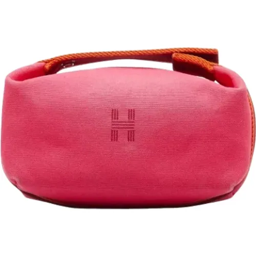 Pre-owned Canvas clutches , female, Sizes: ONE SIZE - Hermès Vintage - Modalova