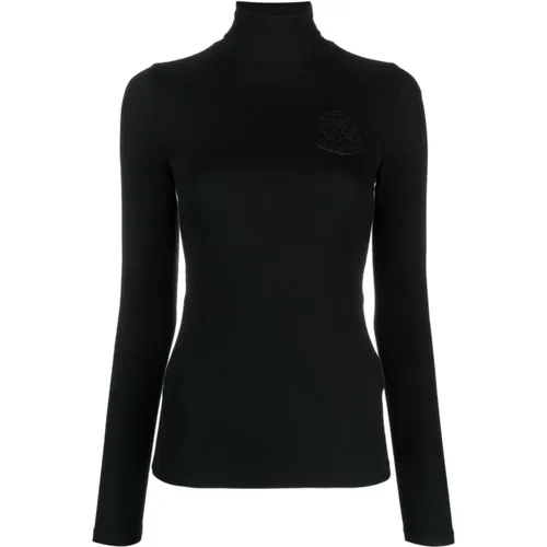 Schwarze Sweatshirts für Damen Aw23 , Damen, Größe: XL - Ralph Lauren - Modalova