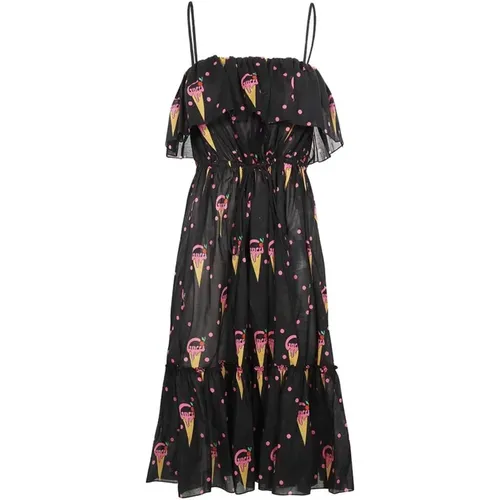 Ice Cream Print Dress , female, Sizes: 2XS, XS, S - Gucci - Modalova