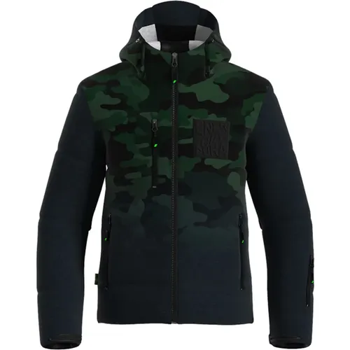Camouflage Sagogn Jacket , male, Sizes: M - Energiapura - Modalova