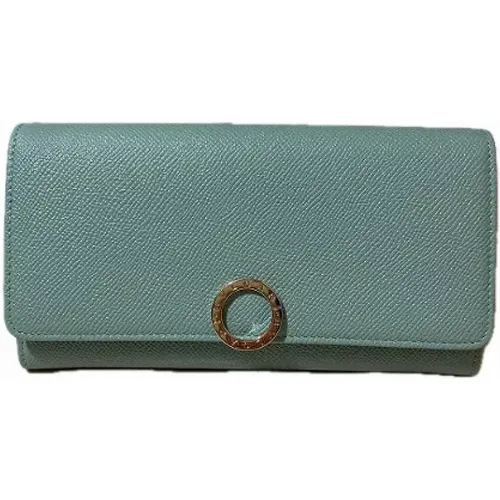 Pre-owned Leather wallets , female, Sizes: ONE SIZE - Bvlgari Vintage - Modalova