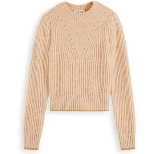 Beiger Puffärmel Pullover - Scotch & Soda - Modalova