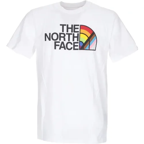 Regenbogen Stolz Tee T-Shirt , Herren, Größe: XL - The North Face - Modalova