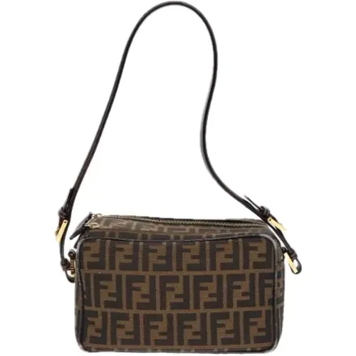 Pre-owned Canvas shoulder-bags , female, Sizes: ONE SIZE - Fendi Vintage - Modalova