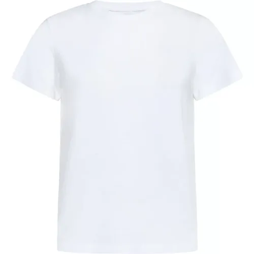 Weißes Baumwoll-Crew-Neck T-Shirt , Damen, Größe: M - Khaite - Modalova