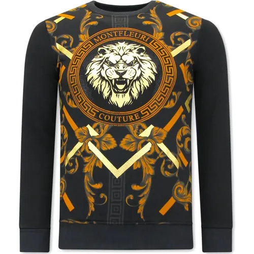 Men Lion Sweaters - 3728 , male, Sizes: L, S - True Rise - Modalova