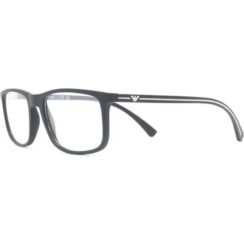 Klassische Schwarze Optische Brille - Emporio Armani - Modalova