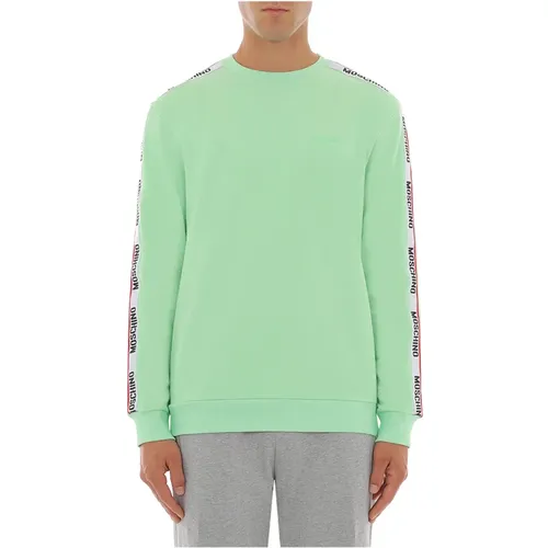 Grüner Stylischer Sweater Upgrade , Herren, Größe: S - Moschino - Modalova