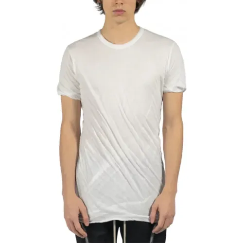 Milk Double Tee - Short Sleeve Double-Layered T-Shirt , male, Sizes: M, S - Rick Owens - Modalova