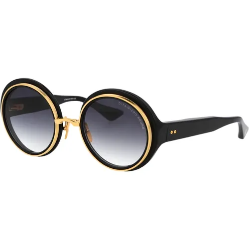 Micro-Round Sunglasses , unisex, Sizes: 50 MM - Dita - Modalova
