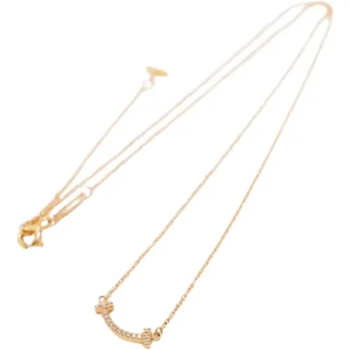 Pre-owned Rose Gold necklaces , female, Sizes: ONE SIZE - Tiffany & Co. Pre-owned - Modalova