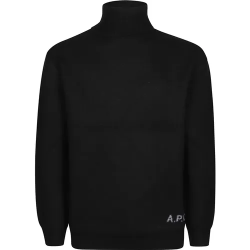 Turtle Neck Sweater , male, Sizes: M, L, S - A.p.c. - Modalova